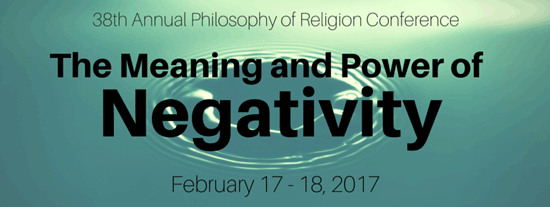 CFP: The Meaning and Power of Negativity (Aug 31, 2016)