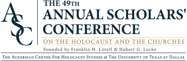 CFP: Holocaust and the Churches (Dallas, TX)